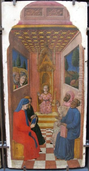 Jesus parmi les docteurs Oil Painting by Giovanni Francesco Da Rimini