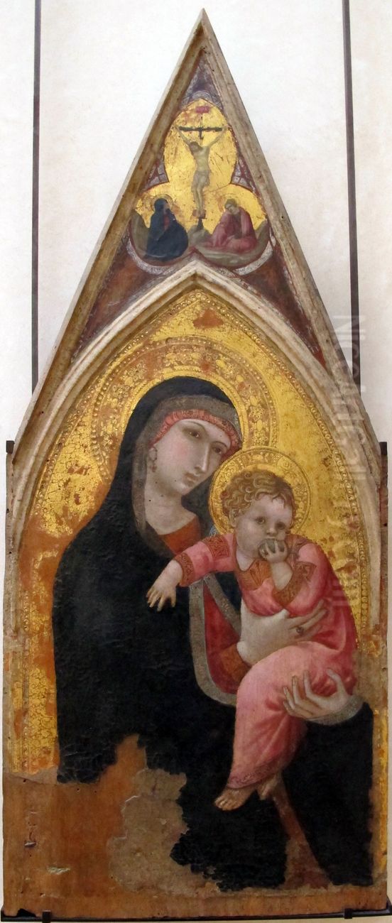Madonna and Child Oil Painting by Ambrogio Lorenzetti