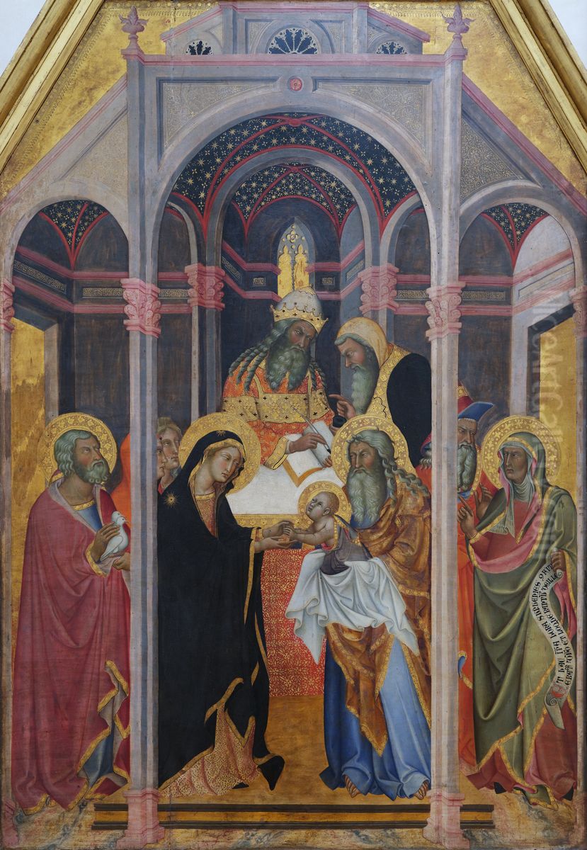 The Presentation at the Temple Oil Painting by Bartolo di Fredi