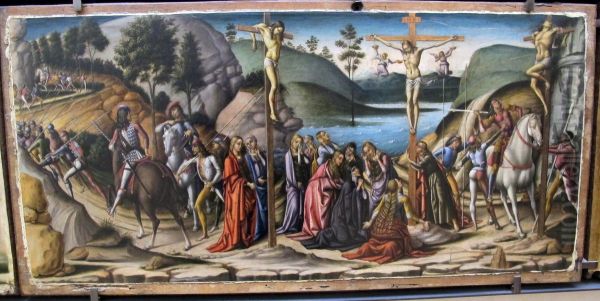 Crucifixion Oil Painting by Niccolo di Liberatore