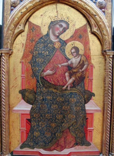 Madonna and Child Oil Painting by Paolo Veneziano