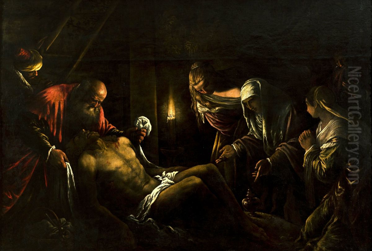 The Deposition Oil Painting by Jacopo Bassano