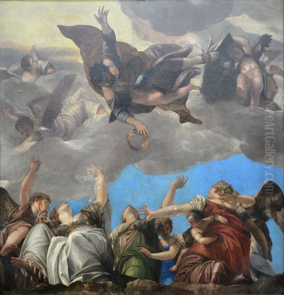 Saint Marc recompensant les vertus Oil Painting by unknown