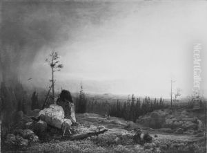 Landskap, motiv fran Telemarken