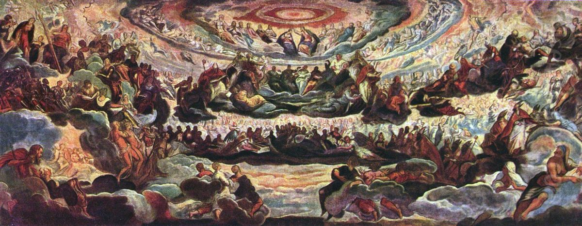 Paradies Oil Painting by Jacopo Tintoretto