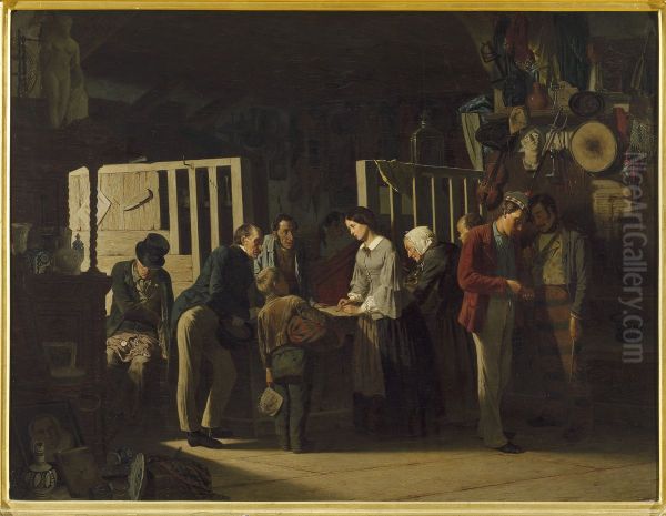 The Pawn Shop II Oil Painting by Carl d'Unker