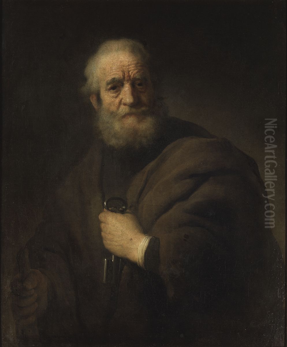 St Peter Oil Painting by Rembrandt