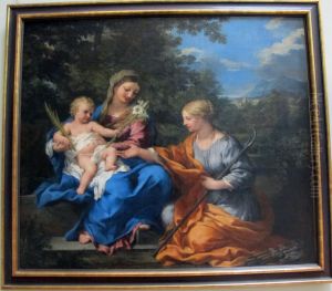 Madonna and Child with St. Martina