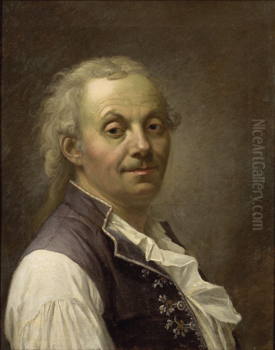 Selfportrait Oil Painting by Pehr Hillestrom