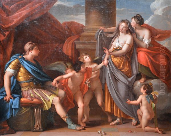 Venus presentant Helene a Paris Oil Painting by unknown