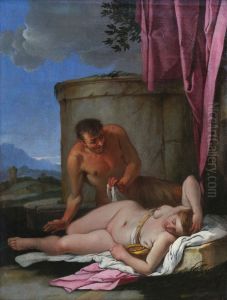 Satyre epiant une nymphe, dit aussi Jupiter et Antiope