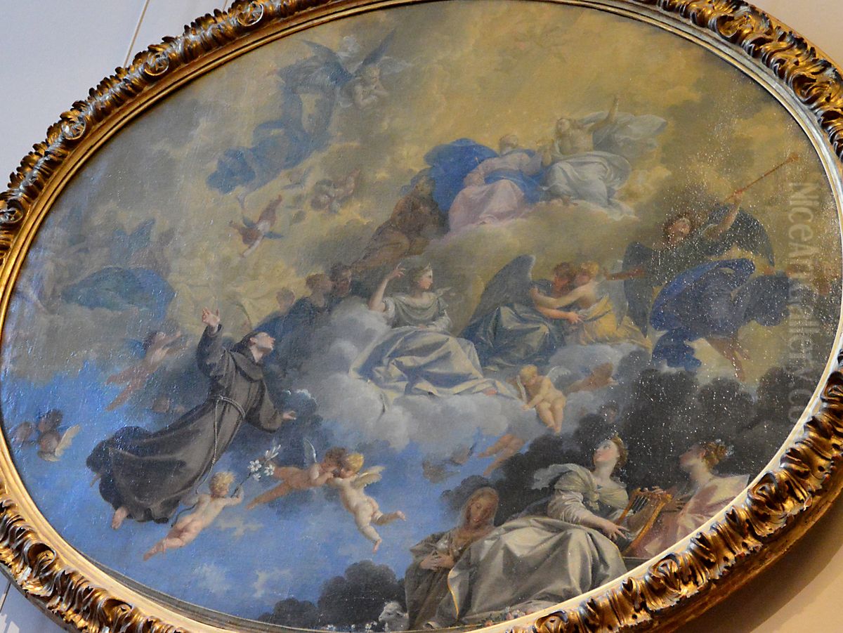 La Glorification de saint Antoine de Padoue Oil Painting by Donato Creti