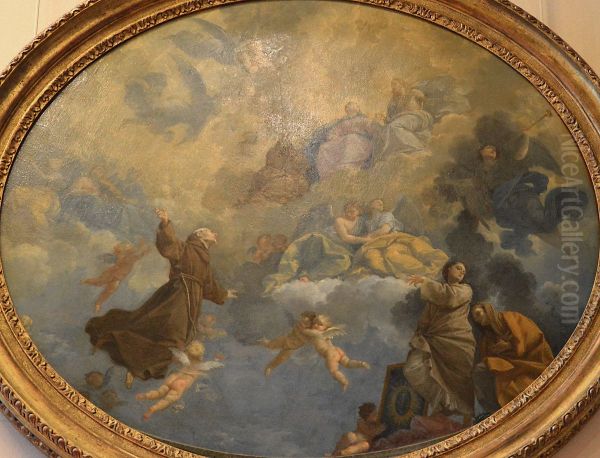 La Glorification de saint Bernardin de Sienne Oil Painting by Donato Creti