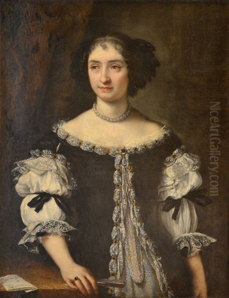 Portrait de Maria Maddalena Rospigliosi, niece du pape Clement IX Oil Painting by Carlo Maratta