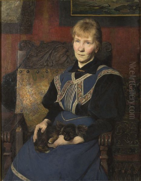 The Painter's Sister Oil Painting by Jeanna Bauck