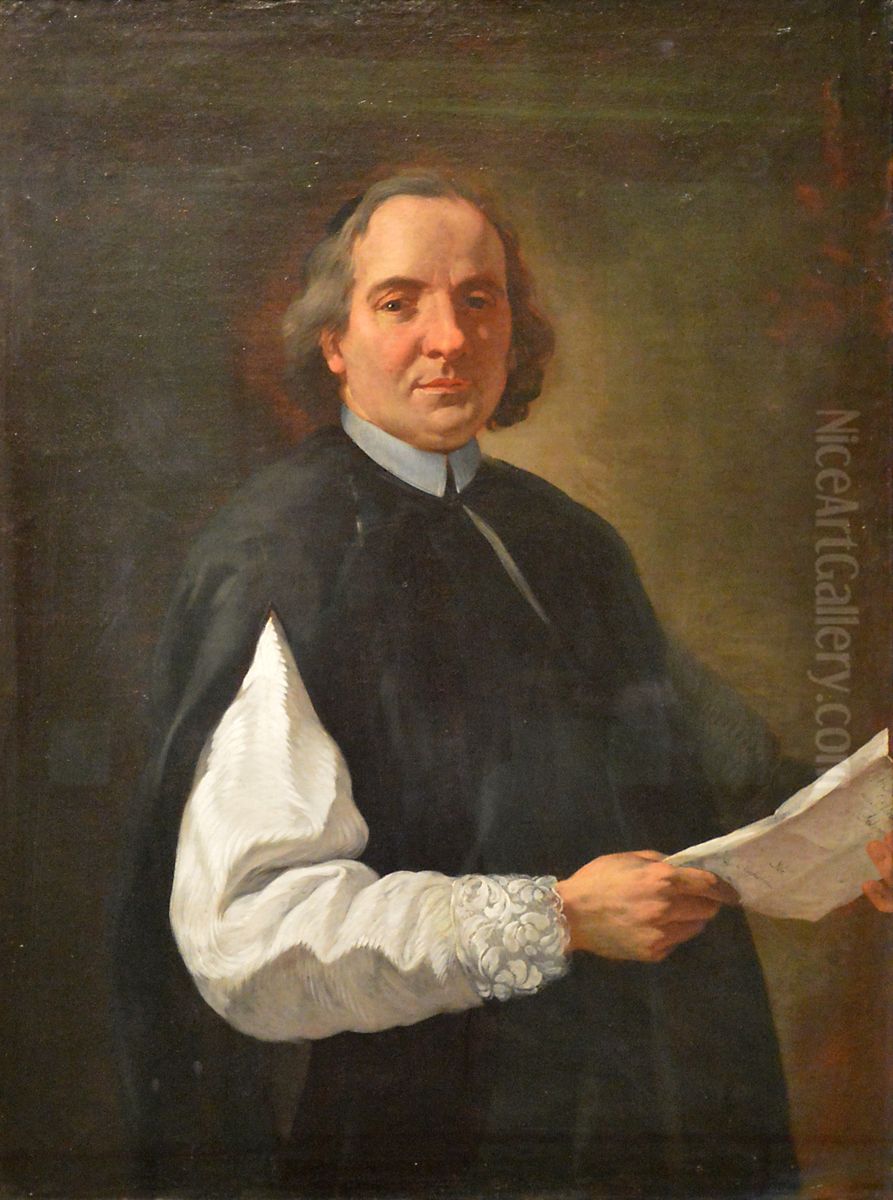 Portrait d'un ecclesiastique Oil Painting by unknown