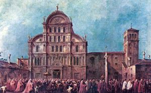 The Procesion of the Doge at San Zaccaria