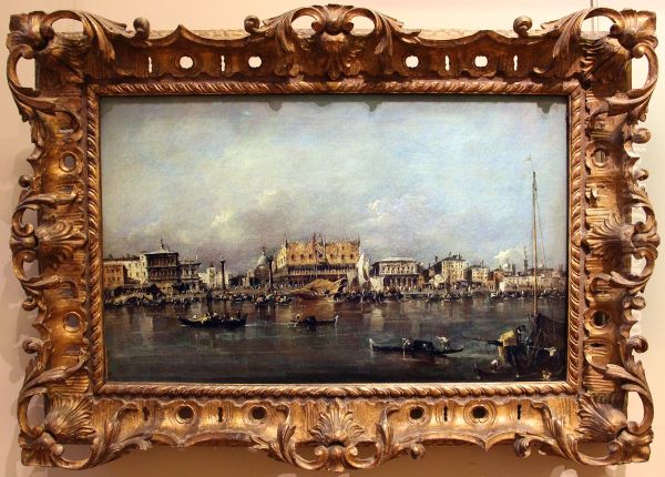 Le Palais des Doges de Venise vu du bassin de Saint-Marc Oil Painting by Francesco Guardi