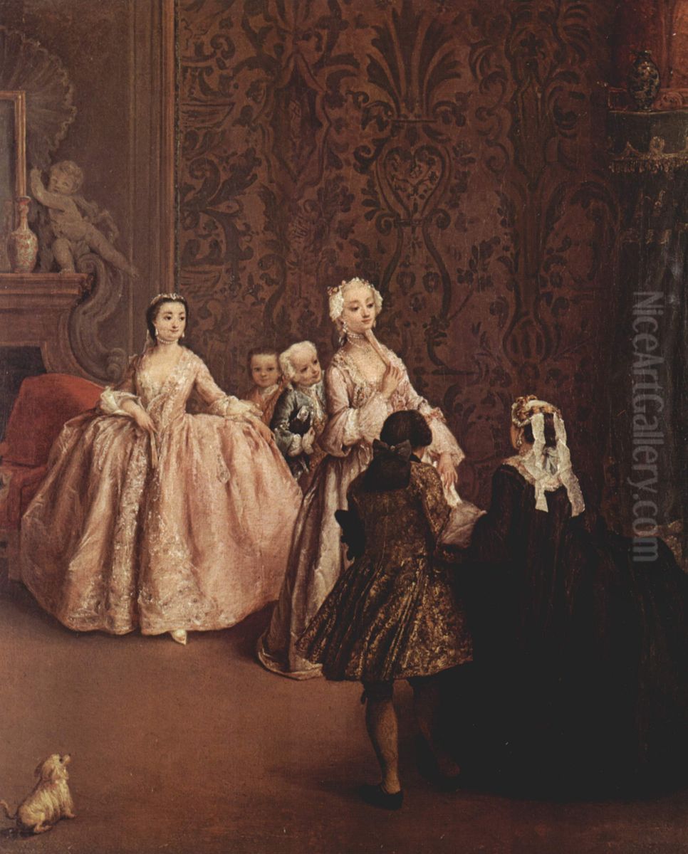 La Presentation Oil Painting by Pietro Longhi