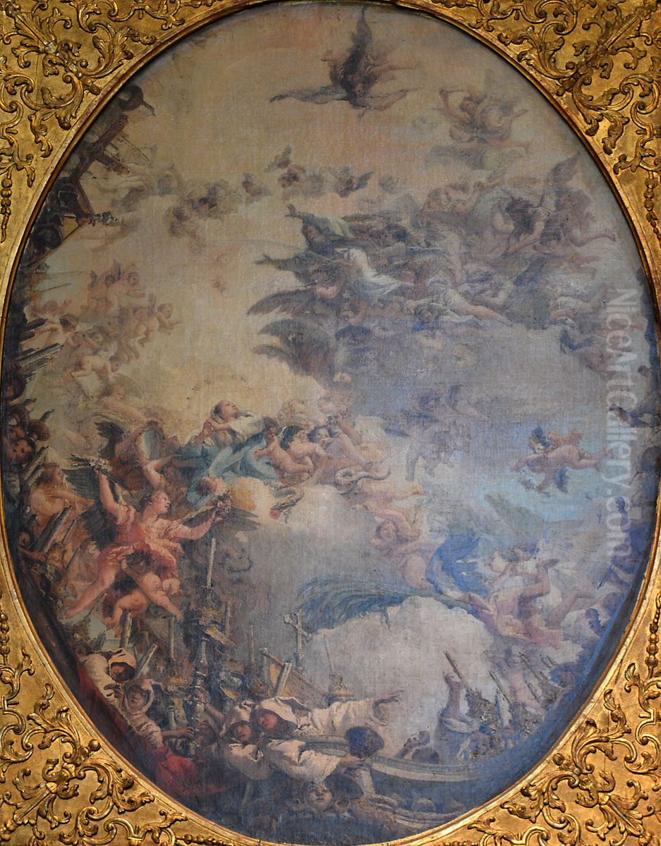 Le Triomphe de la Religion Oil Painting by unknown