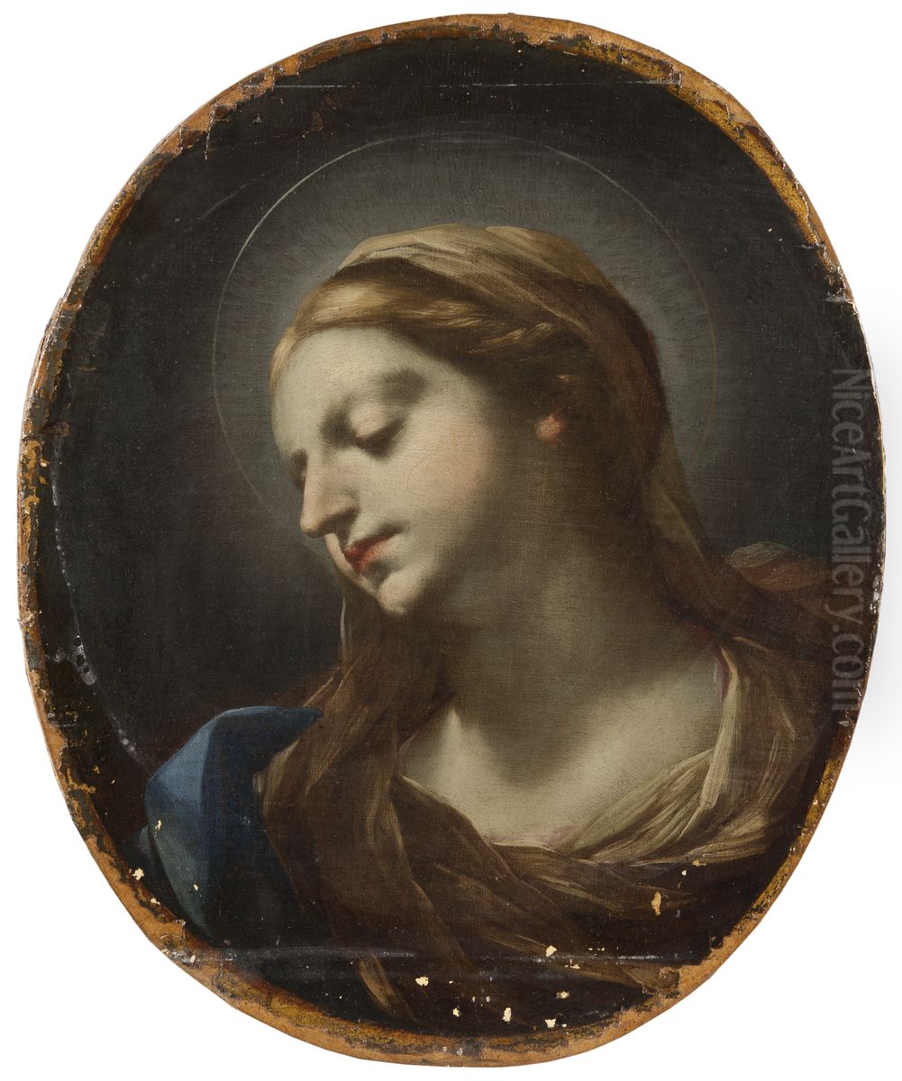 Marias huvud Oil Painting by Elisabetta Sirani
