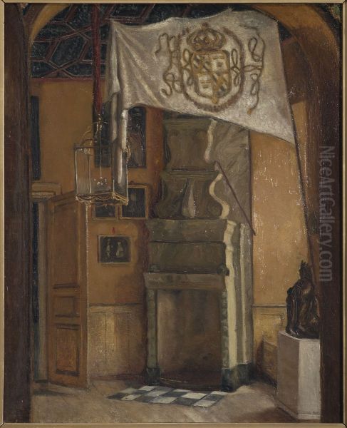Guards' Room at Gripsholm Oil Painting by Ernst Josephson