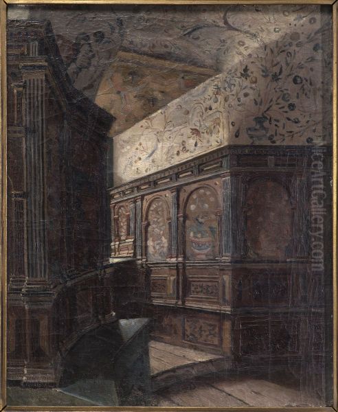 Duke Karl's Tower Chamber at Gripsholm Oil Painting by Ernst Josephson