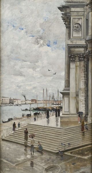 The Grand Canal, Venice Oil Painting by Carl Skanberg