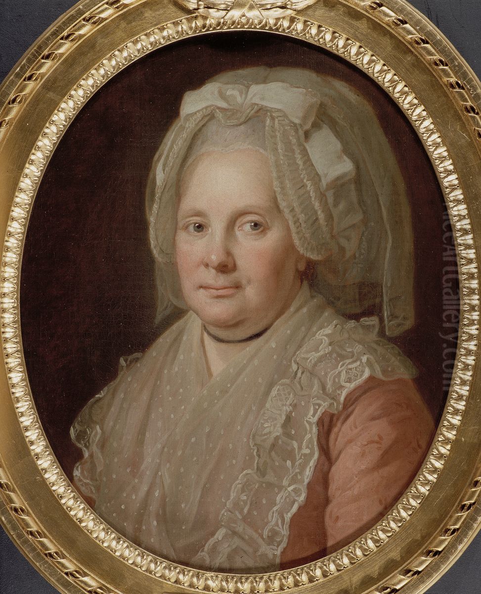 Portrait of a Lady Oil Painting by Per Krafft the Elder