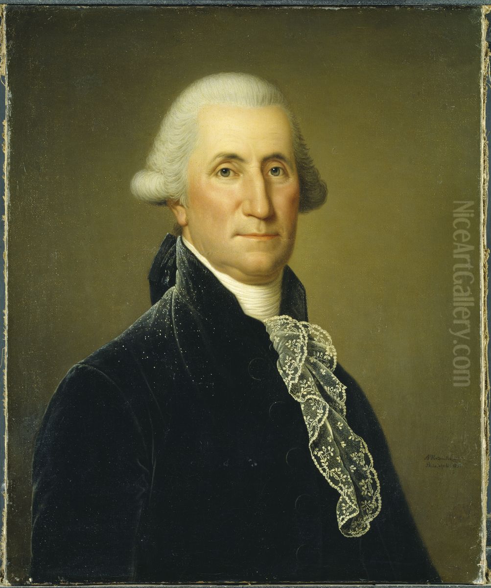 George Washington Oil Painting by Adolf Ulrik Wertmuller
