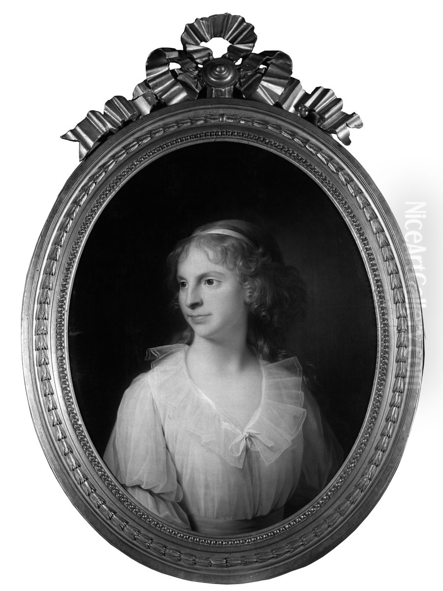 Caroline Walter Oil Painting by Jens Juel