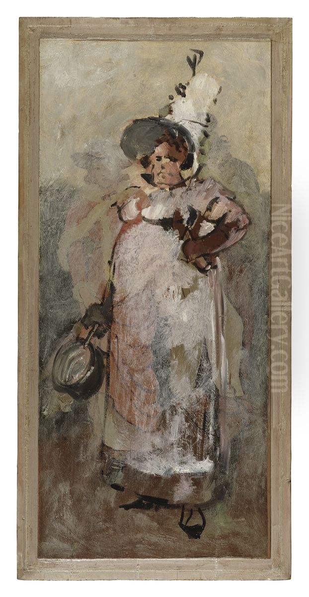 My Late Wife Oil Painting by Carl Larsson