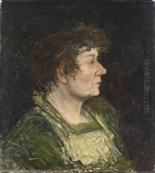 The Artist's Wife Oil Painting by Karl Nordstrom