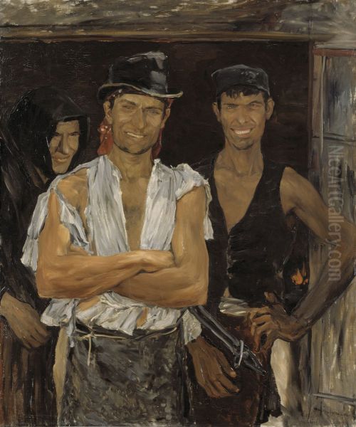 Spanska smeder Oil Painting by Ernst Josephson