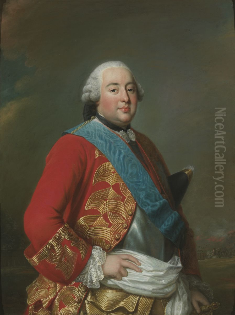 The Duke of Chartres, later Duke of Orleans Oil Painting by Alexander Roslin