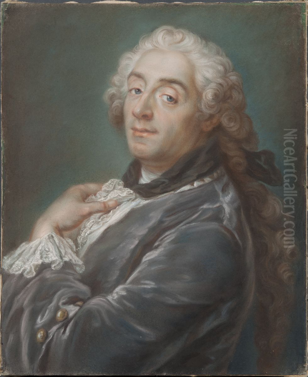 Francois Boucher Oil Painting by Gustaf Lundberg