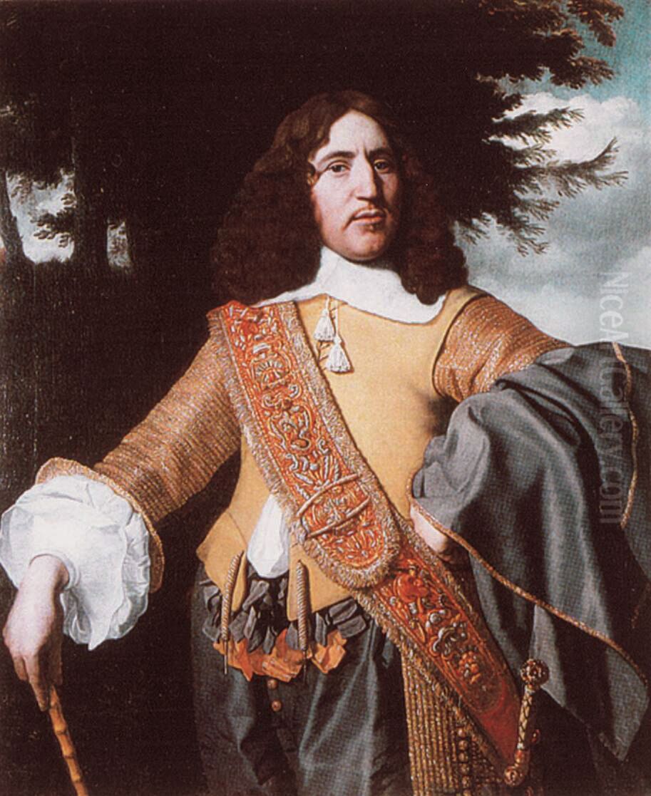 Louis De Geer d.y. 1622-1695, bruksagare Oil Painting by Bartholomeus Van Der Helst