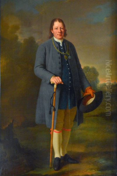 Anders Mattsson, fodd 1727, talman Oil Painting by Per Krafft the Elder