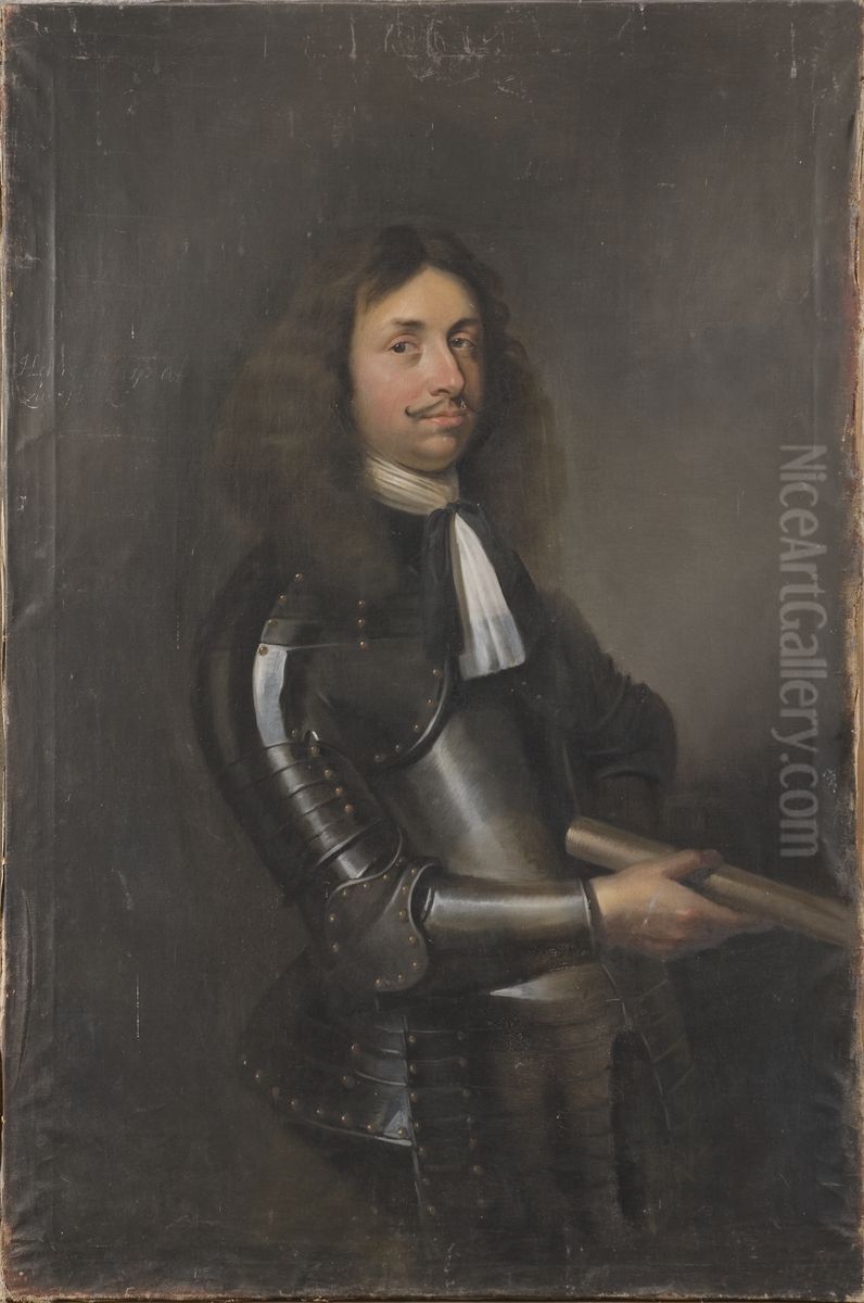 Filip, 1630-1703, pfalzgreve av Sulzbach Oil Painting by Abraham Wuchters
