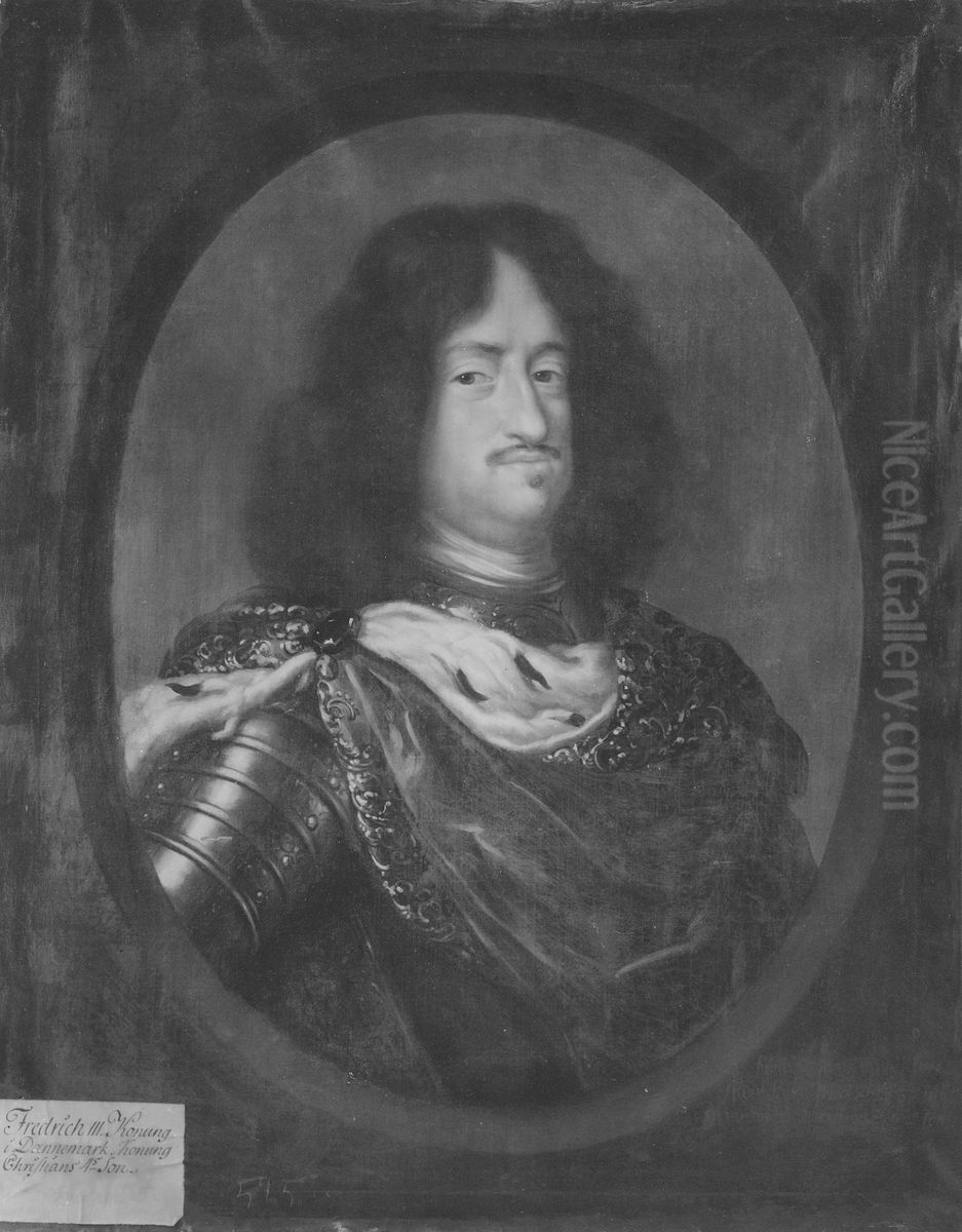 Fredrik III, 1609-1670, konung och Danmark och Norge Oil Painting by David Klocker Ehrenstrahl
