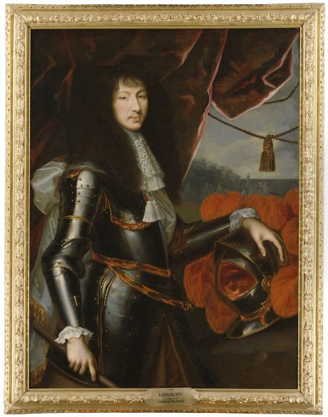 Ludvig XIV, 1638-1715, kung av Frankrike Oil Painting by Nicolas Mignard