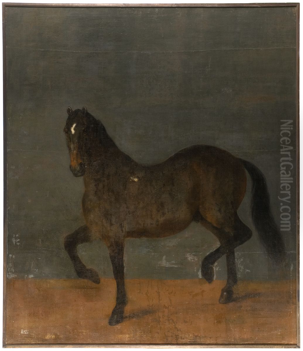 Hast kallad Brandklipparen Oil Painting by David Klocker Ehrenstrahl