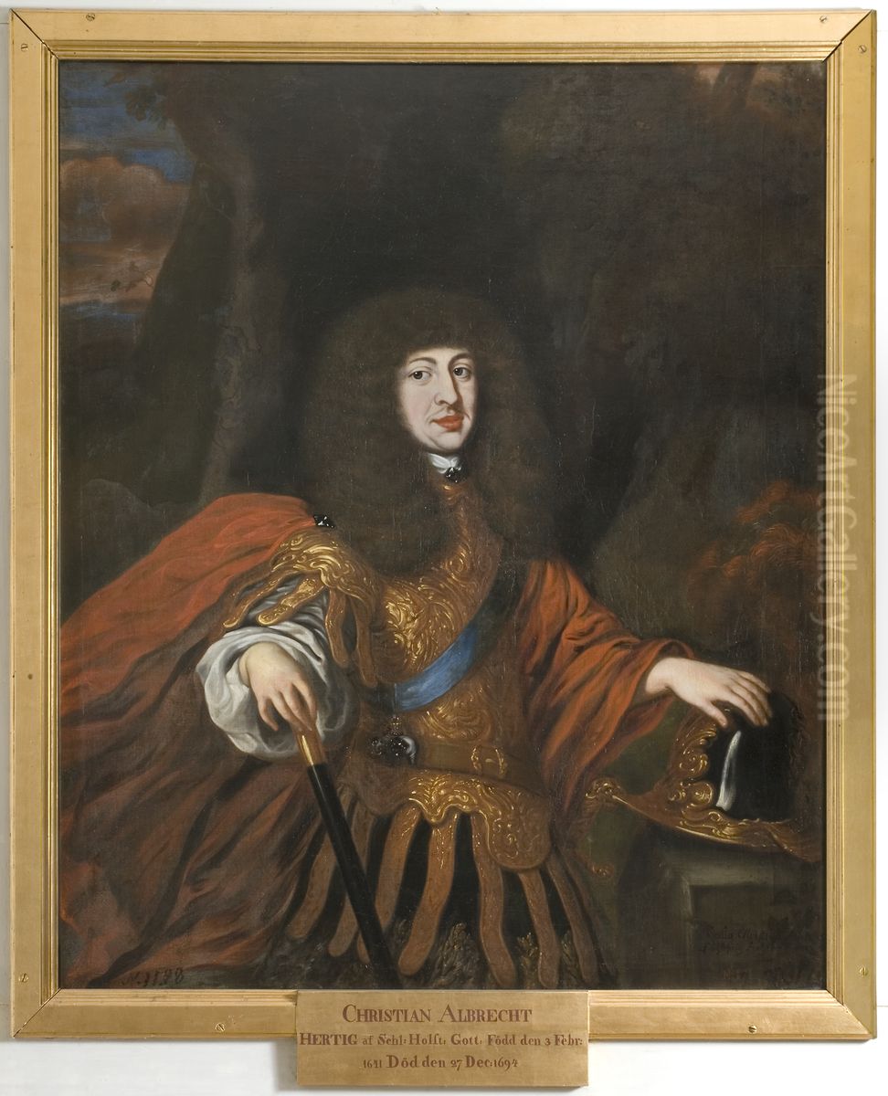 Kristian Albrekt, 1641-1694, hertig av Holstein-Gottorp Oil Painting by Jurgen Ovens