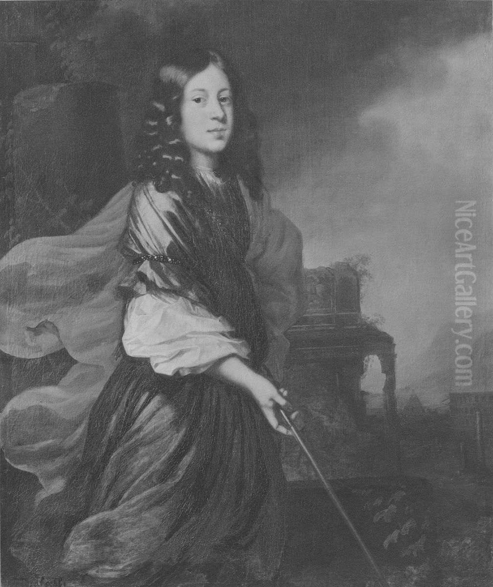 Fredrik, 1635-1654, hertig av Holstein-Gottorp Oil Painting by David Klocker Ehrenstrahl