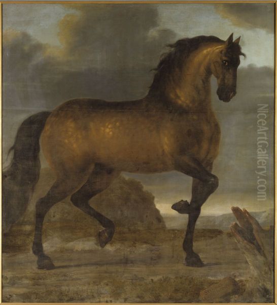 Karl XI:s livhast Stenbock Oil Painting by David Klocker Ehrenstrahl