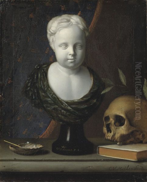 Gustav (1683-85), Prince of Sweden, Son of King Karl XI Oil Painting by Nicolaes Millich