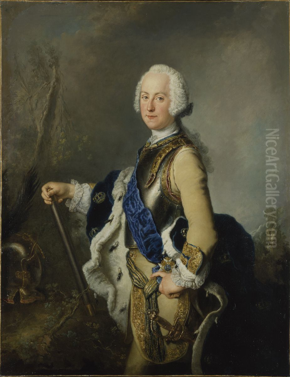 Adolf Fredrik, 1710-1771, kung av Sverige, hertig av Holstein-Gottorp Oil Painting by Antoine Pesne