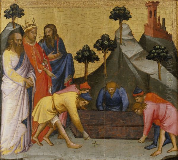 The Execution of the Four Crowned Martyrs Oil Painting by Niccolo di Pietro Gerini