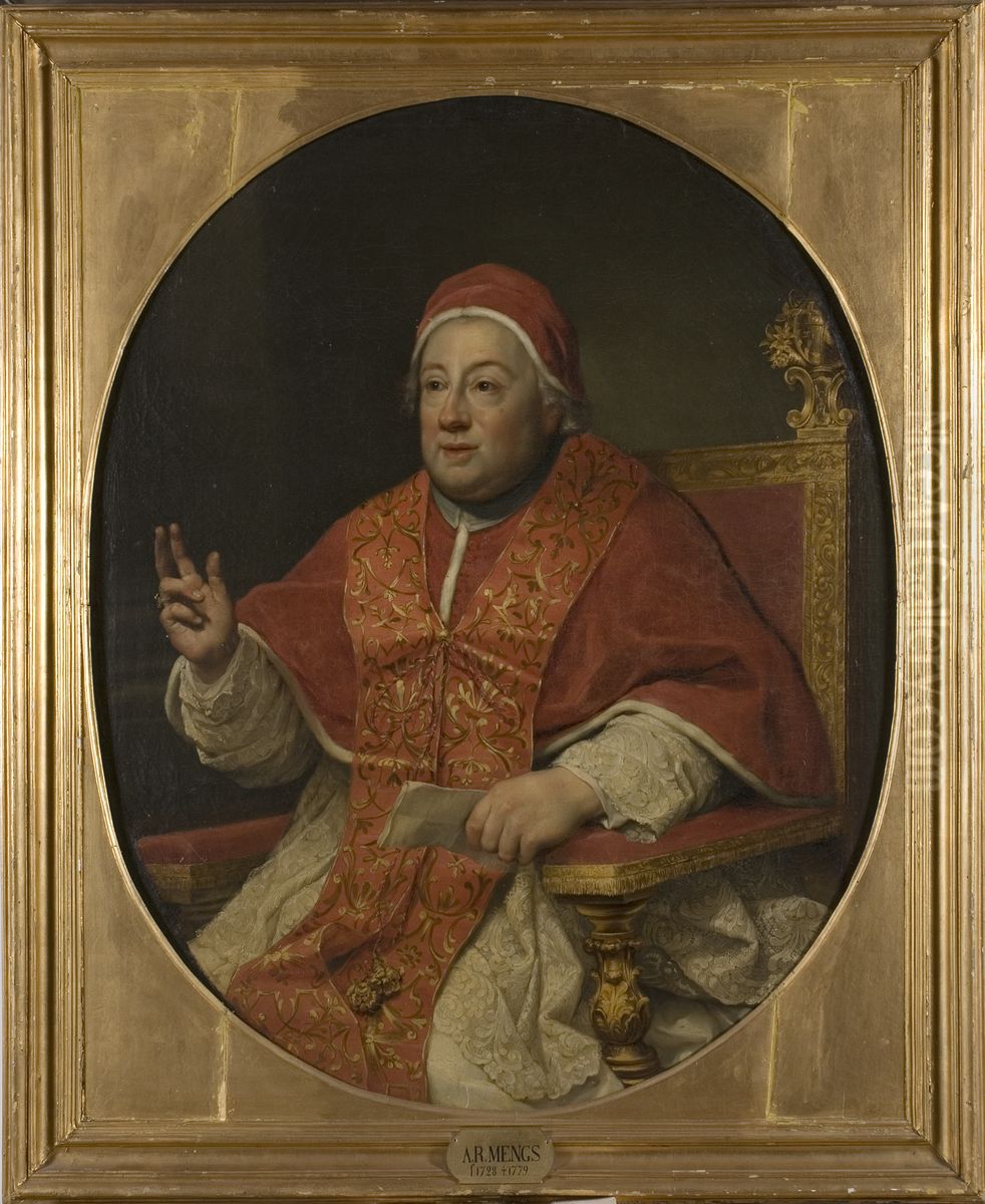 The Pope Clemens XIII Oil Painting by Anton Raphael Mengs