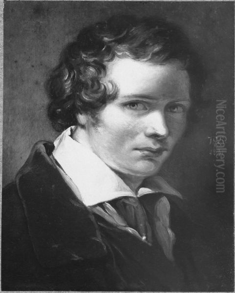 Bengt Fogelberg, 1786-1854 Oil Painting by Johan Gustaf Sandberg